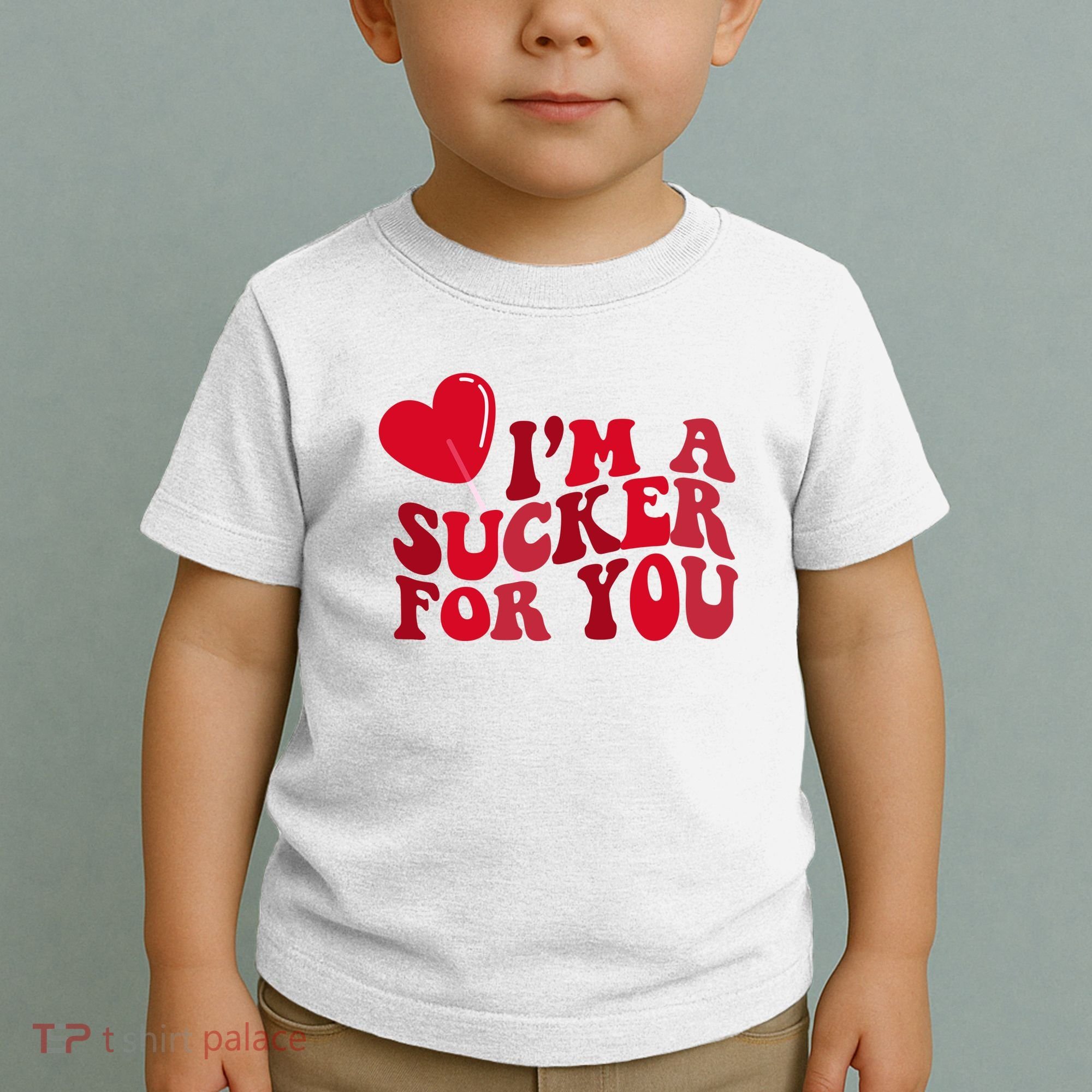 Im A Sucker For You Valentines Day Gift Retro Toddler T-Shirt