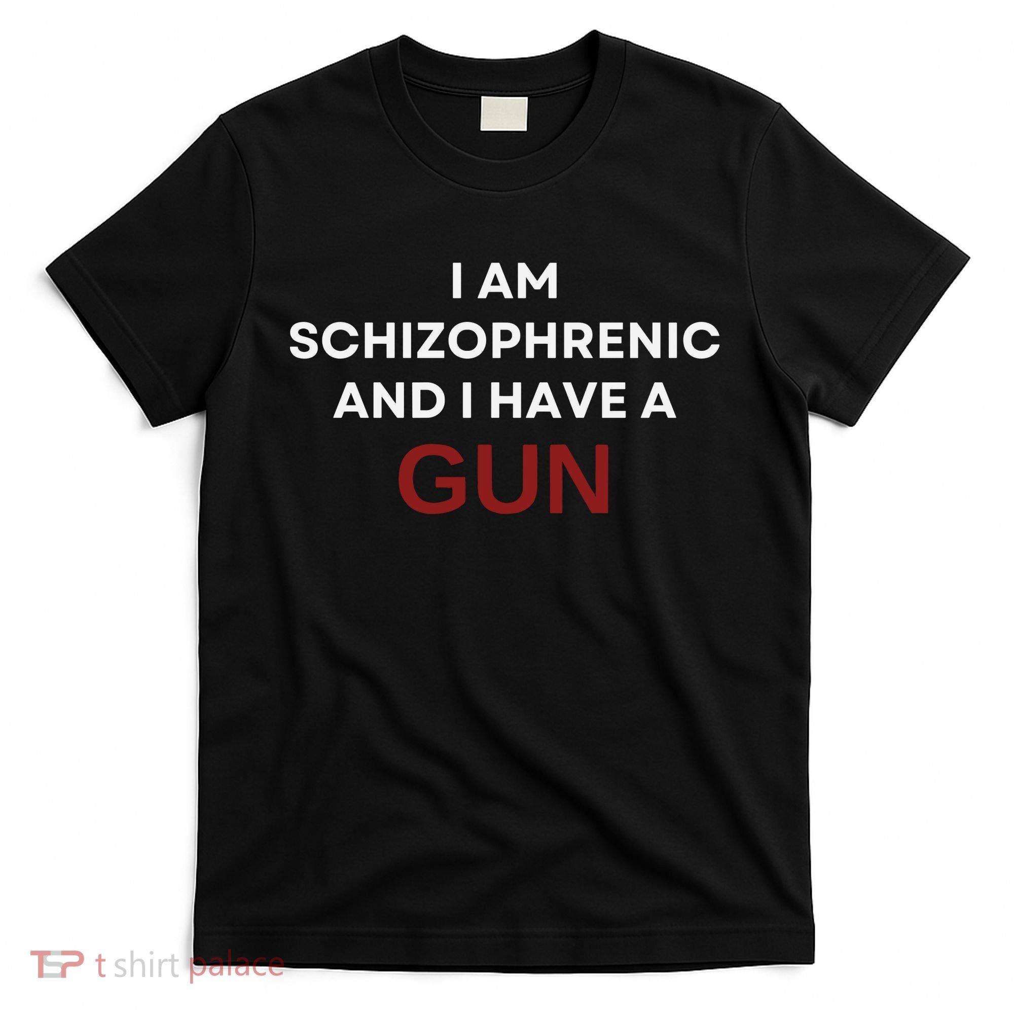 I Am Schizophrenic And I Have A Gun T-Shirt