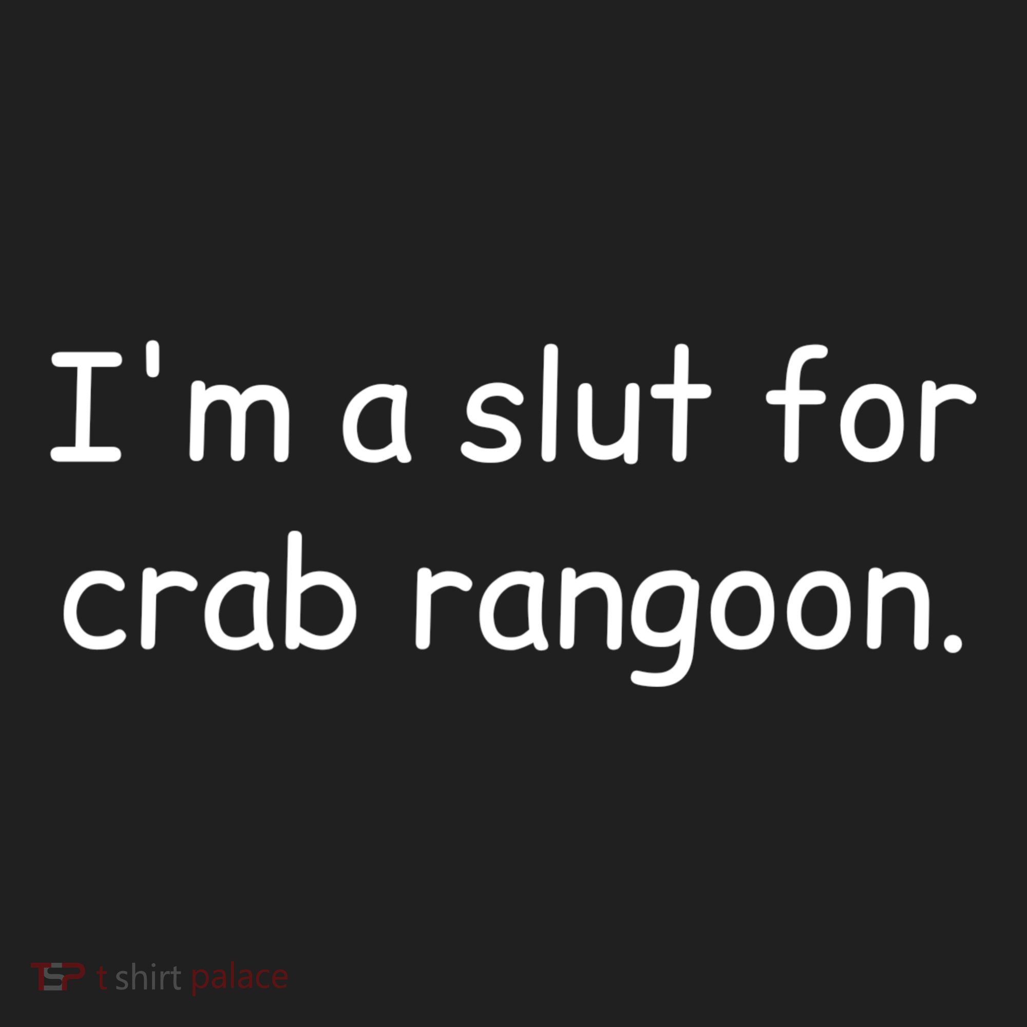 I’m A Slut For Crab Rangoon Funny Crab Rangoon Lover Beanie