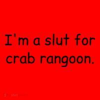 I’m A Slut For Crab Rangoon Funny Crab Rangoon Lover Santa Hat thumb 1