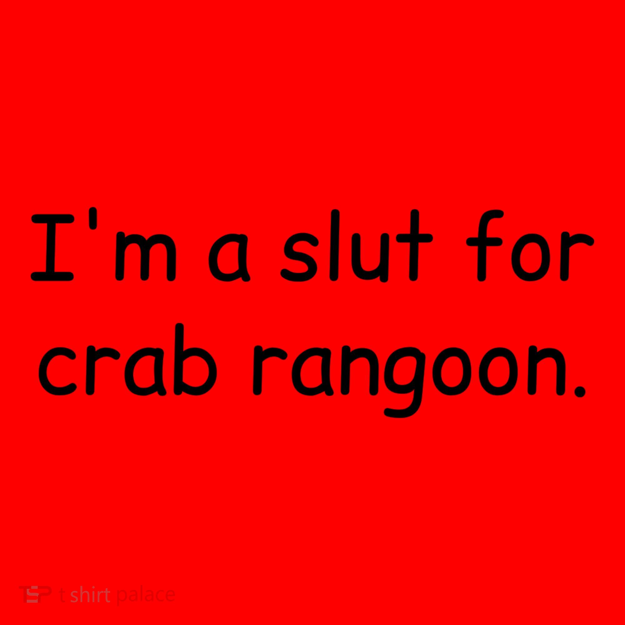 I’m A Slut For Crab Rangoon Funny Crab Rangoon Lover Santa Hat