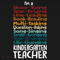 Im A Shoe Tying Tear Drying Line Leading Book Reading Kindergarten Teacher USA-Made Doggie Bandana thumb 2