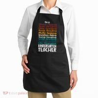 Im A Shoe Tying Tear Drying Line Leading Book Reading Kindergarten Teacher Apron thumb 2