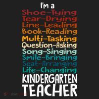 Im A Shoe Tying Tear Drying Line Leading Book Reading Kindergarten Teacher Tumbler thumb 3