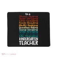 Im A Shoe Tying Tear Drying Line Leading Book Reading Kindergarten Teacher Mousepad thumb 0