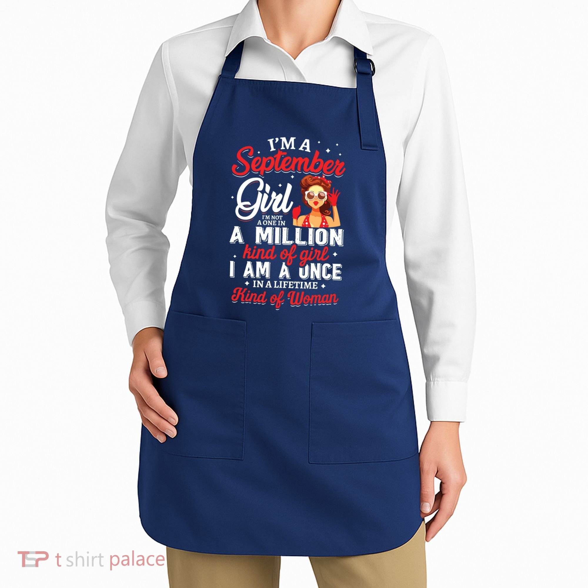 Im A September Girl Birthday Gifts Apron