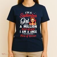 Im A September Girl Birthday Gifts T-Shirt thumb 4