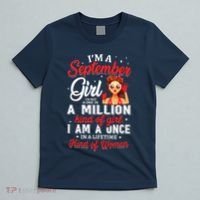 Im A September Girl Birthday Gifts T-Shirt thumb 5