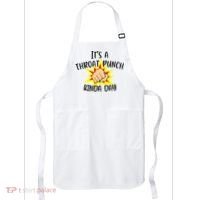 It's A Throat Punch Kinda Day Funny Punch Meme Gift Apron thumb 0