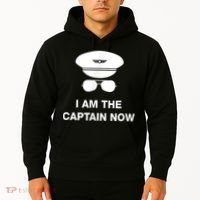 I Am The Captain Now Funny Pilot Hoodie thumb 2