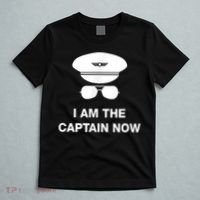 I Am The Captain Now Funny Pilot T-Shirt thumb 5