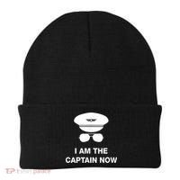 I Am The Captain Now Funny Pilot Beanie thumb 0