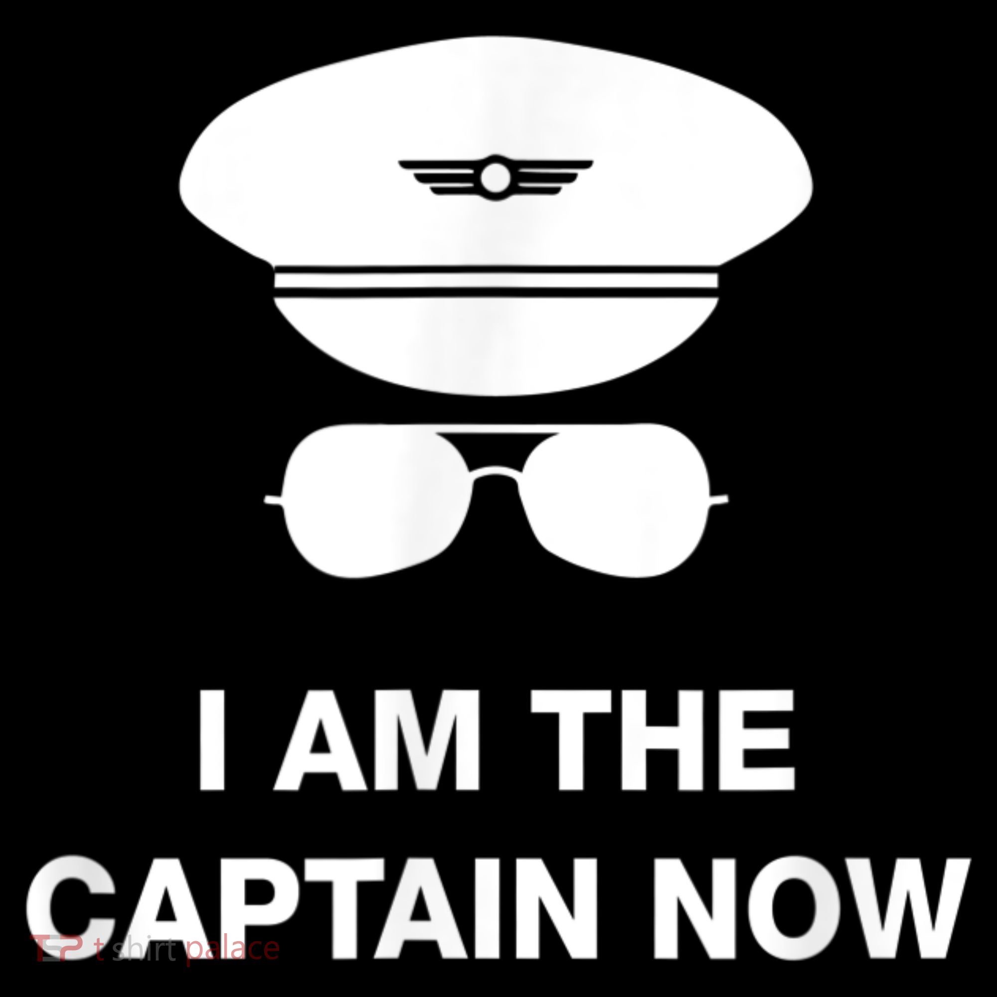 I Am The Captain Now Funny Pilot Mousepad