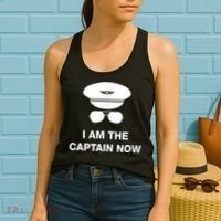 I Am The Captain Now Funny Pilot Women's Tank Top thumb 2