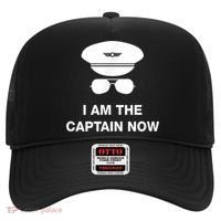 I Am The Captain Now Funny Pilot Hat thumb 0