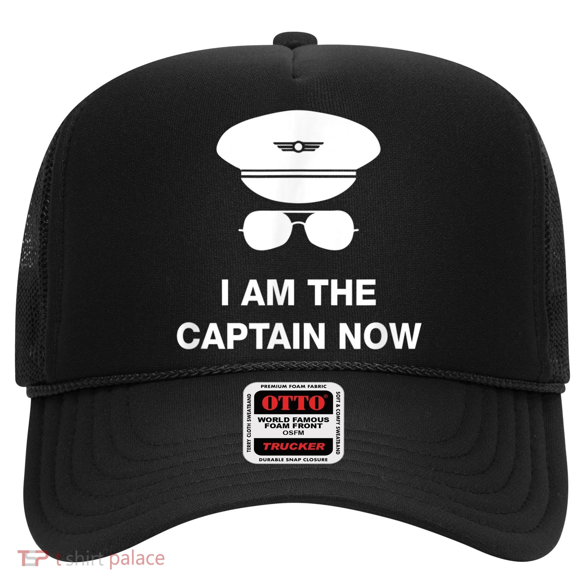 I Am The Captain Now Funny Pilot Hat