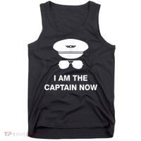 I Am The Captain Now Funny Pilot Tank Top thumb 0