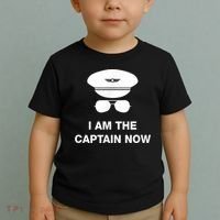 I Am The Captain Now Funny Pilot Toddler T-Shirt thumb 2