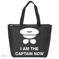 I Am The Captain Now Funny Pilot Tote Bag thumb 0