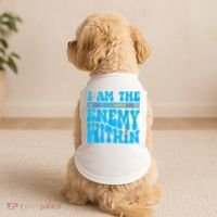 I Am The Enemy Within I Am The Enemy Within America Doggie Tank thumb 2
