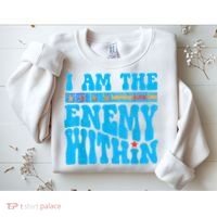 I Am The Enemy Within I Am The Enemy Within America Sweatshirt thumb 2