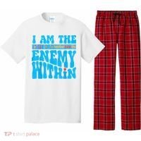 I Am The Enemy Within I Am The Enemy Within America Pajama Set thumb 0