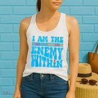I Am The Enemy Within I Am The Enemy Within America Women's Tank Top thumb 2
