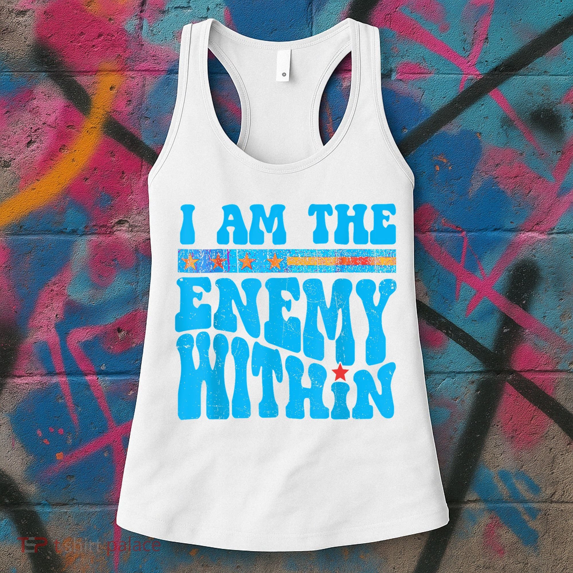 I Am The Enemy Within I Am The Enemy Within America Women's Tank Top