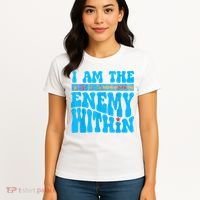 I Am The Enemy Within I Am The Enemy Within America Women's T-Shirt thumb 4