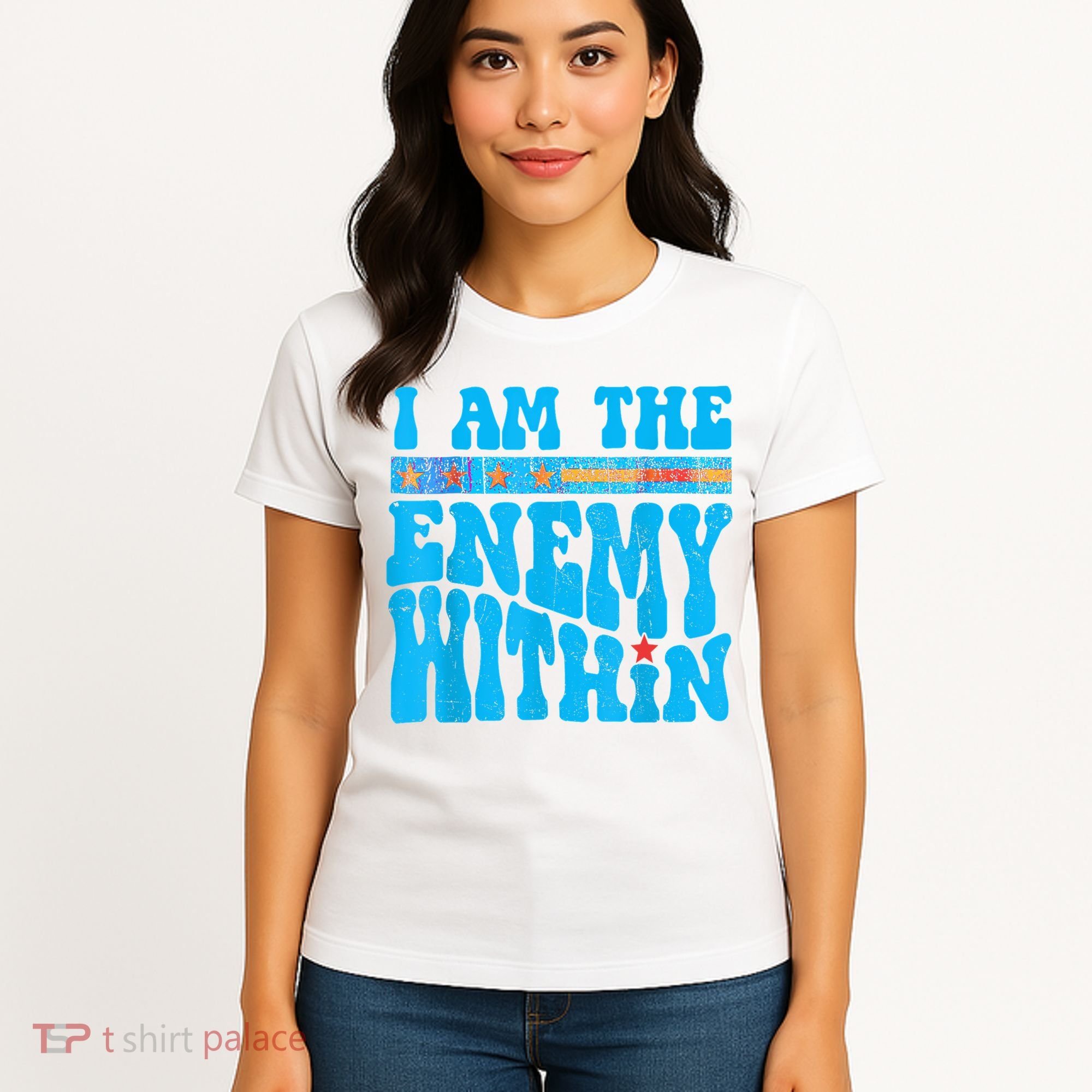 I Am The Enemy Within I Am The Enemy Within America Women's T-Shirt