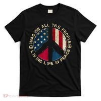 Imagine All The People Living Life In Peace Hippie Lover T-Shirt thumb 0