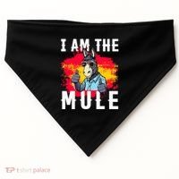 I Am The Mule T Funny Mule Donkey USA-Made Doggie Bandana thumb 0