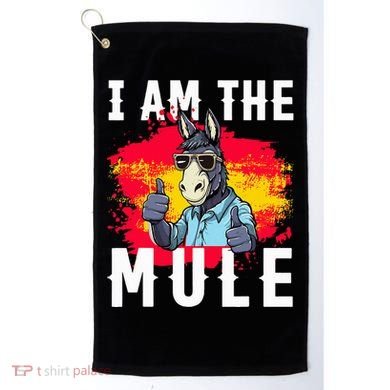 I Am The Mule T Funny Mule Donkey Golf Towel