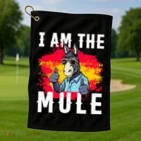 I Am The Mule T Funny Mule Donkey Golf Towel thumb 1