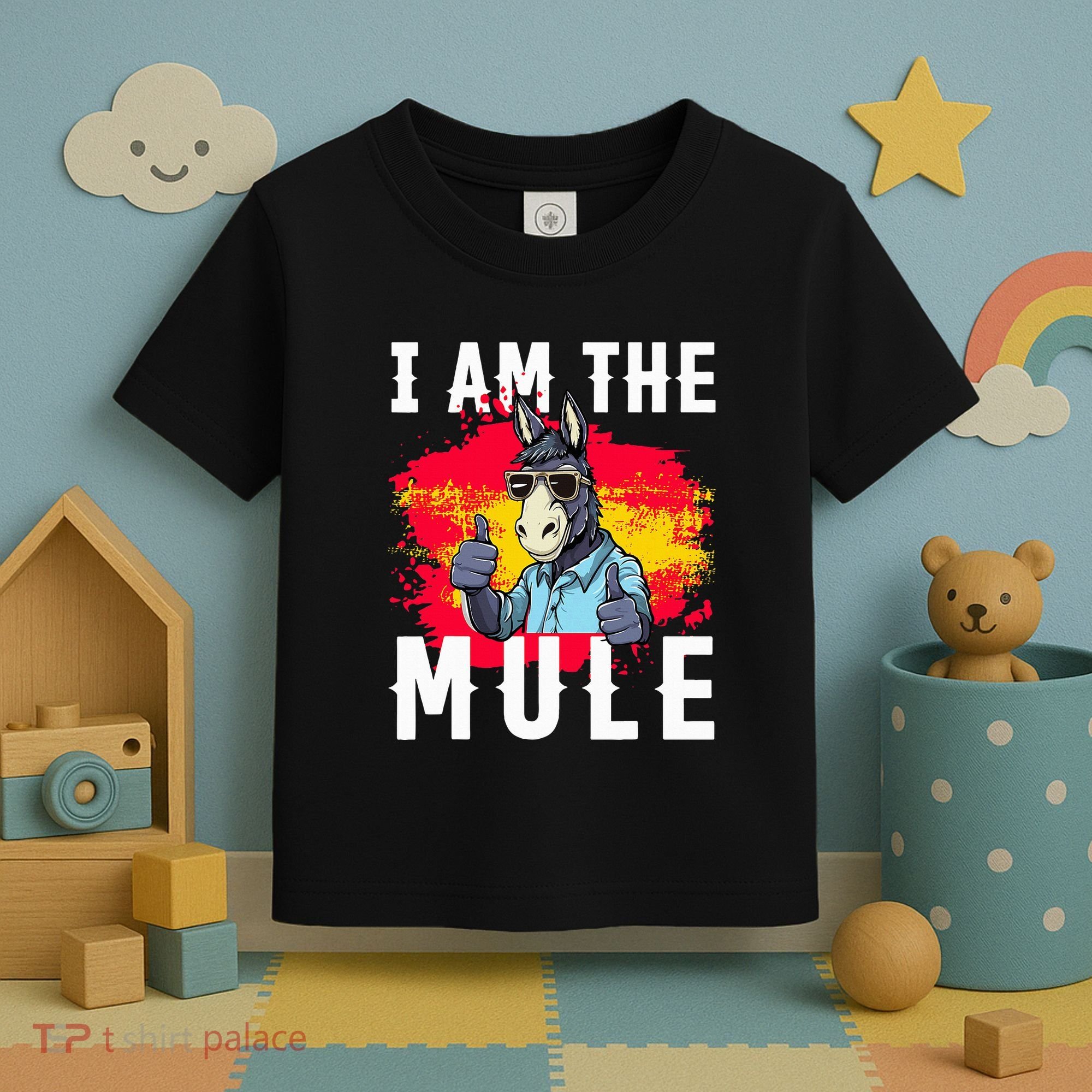 I Am The Mule T Funny Mule Donkey Toddler T-Shirt