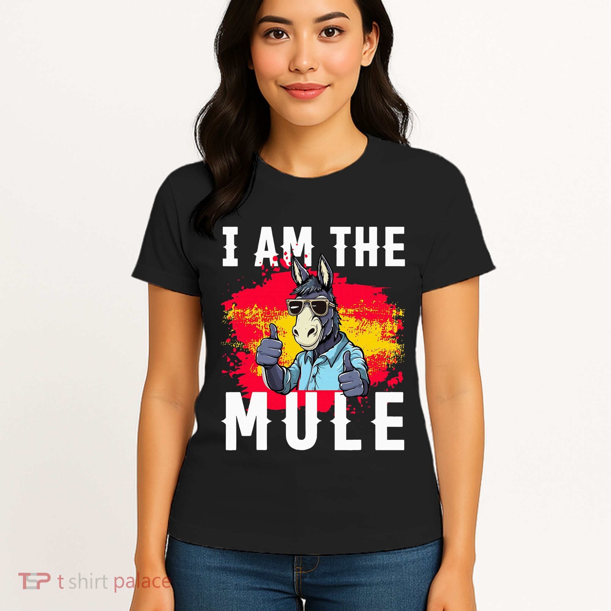 I Am The Mule T Funny Mule Donkey Women's T-Shirt