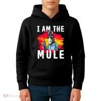 I Am The Mule T Funny Mule Donkey Kids Hoodie thumb 4