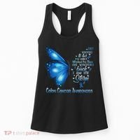 I Am The Storm Colon Cancer Awareness Butterfly Women's Tank Top thumb 0