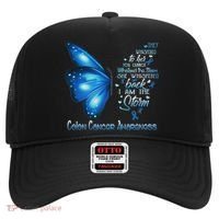 I Am The Storm Colon Cancer Awareness Butterfly Hat thumb 0
