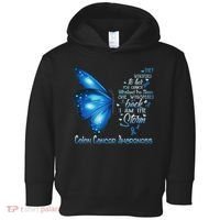I Am The Storm Colon Cancer Awareness Butterfly Toddler Hoodie thumb 0
