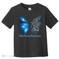 I Am The Storm Colon Cancer Awareness Butterfly Toddler T-Shirt thumb 0