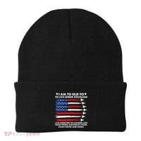 I Am Too Old To Live Under Socialism I Am Addicted Beanie thumb 0