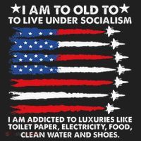 I Am Too Old To Live Under Socialism I Am Addicted Golf Towel thumb 3