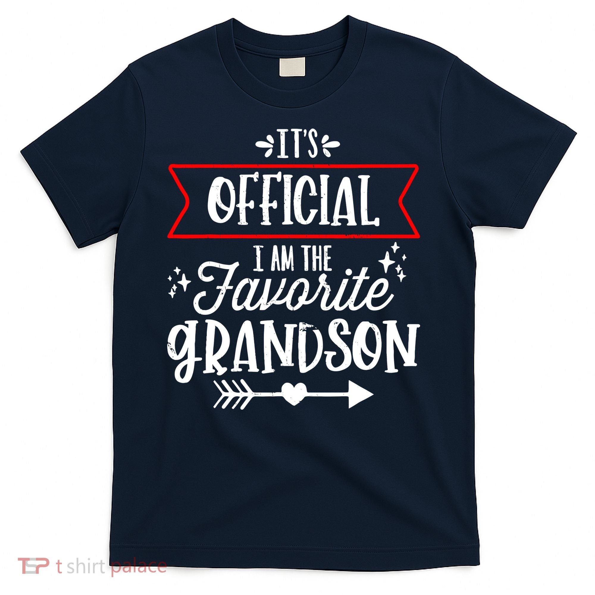 I Am The Favorite Grandson Grandpa Grandma T-Shirt