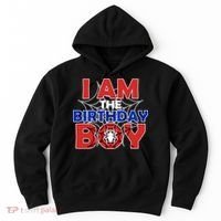 I Am The Birthday Boy Spider Party Hoodie thumb 0