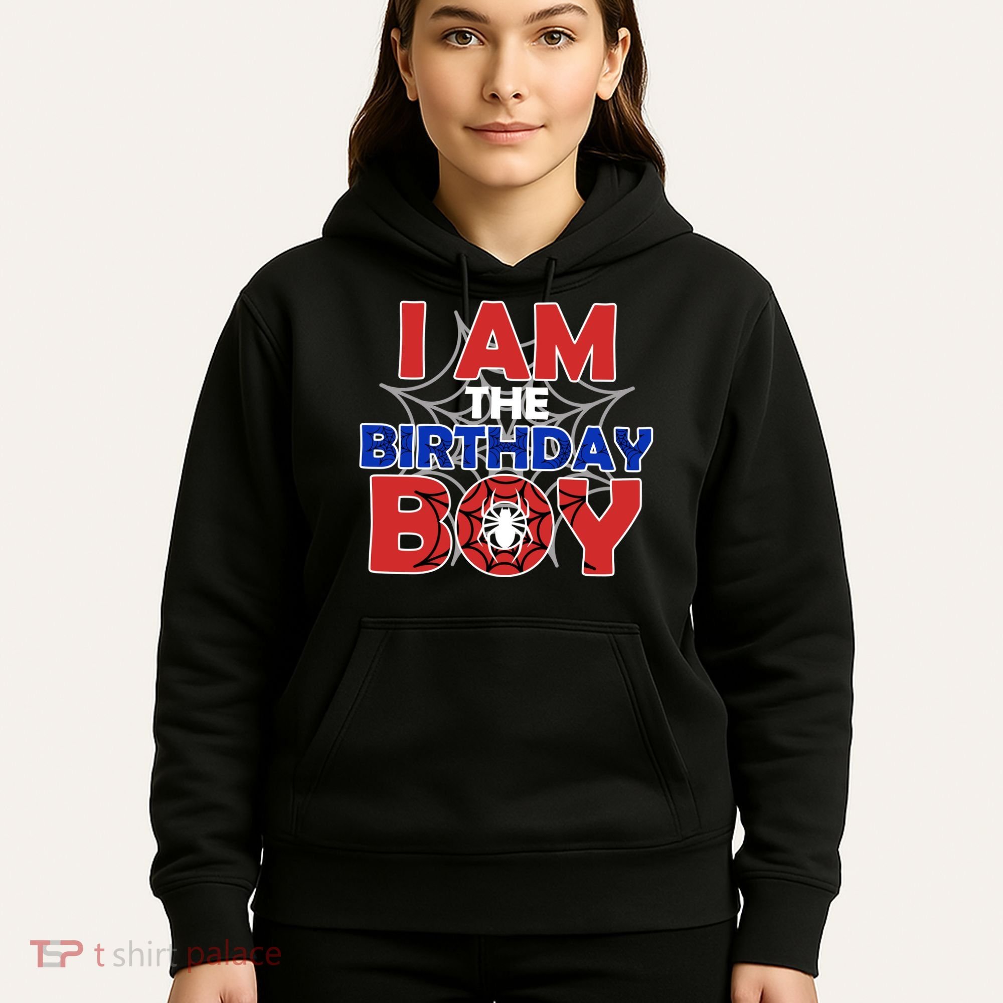 I Am The Birthday Boy Spider Party Hoodie