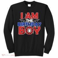 I Am The Birthday Boy Spider Party Sweatshirt thumb 0