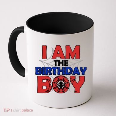 I Am The Birthday Boy Spider Party Coffee Mug