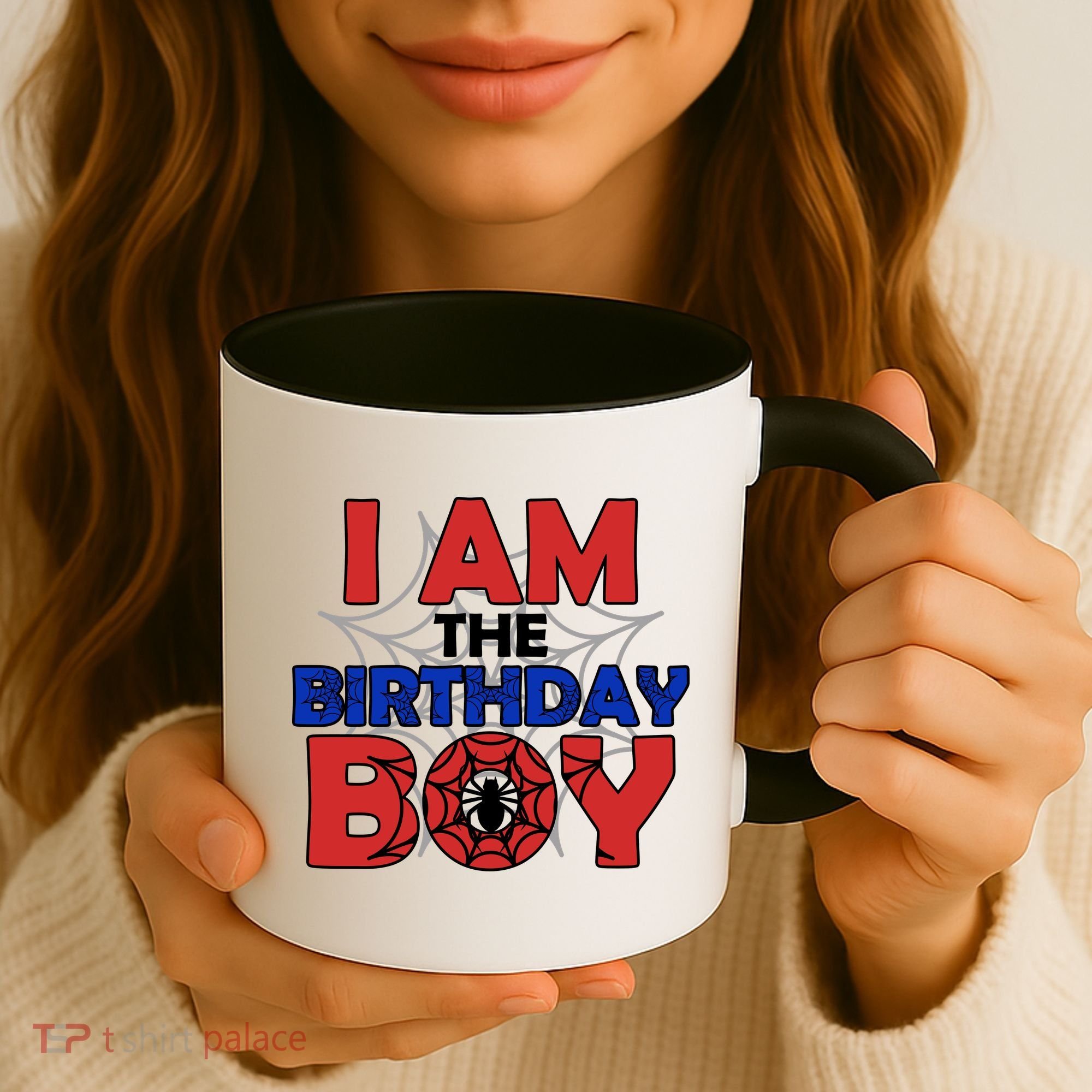 I Am The Birthday Boy Spider Party Coffee Mug