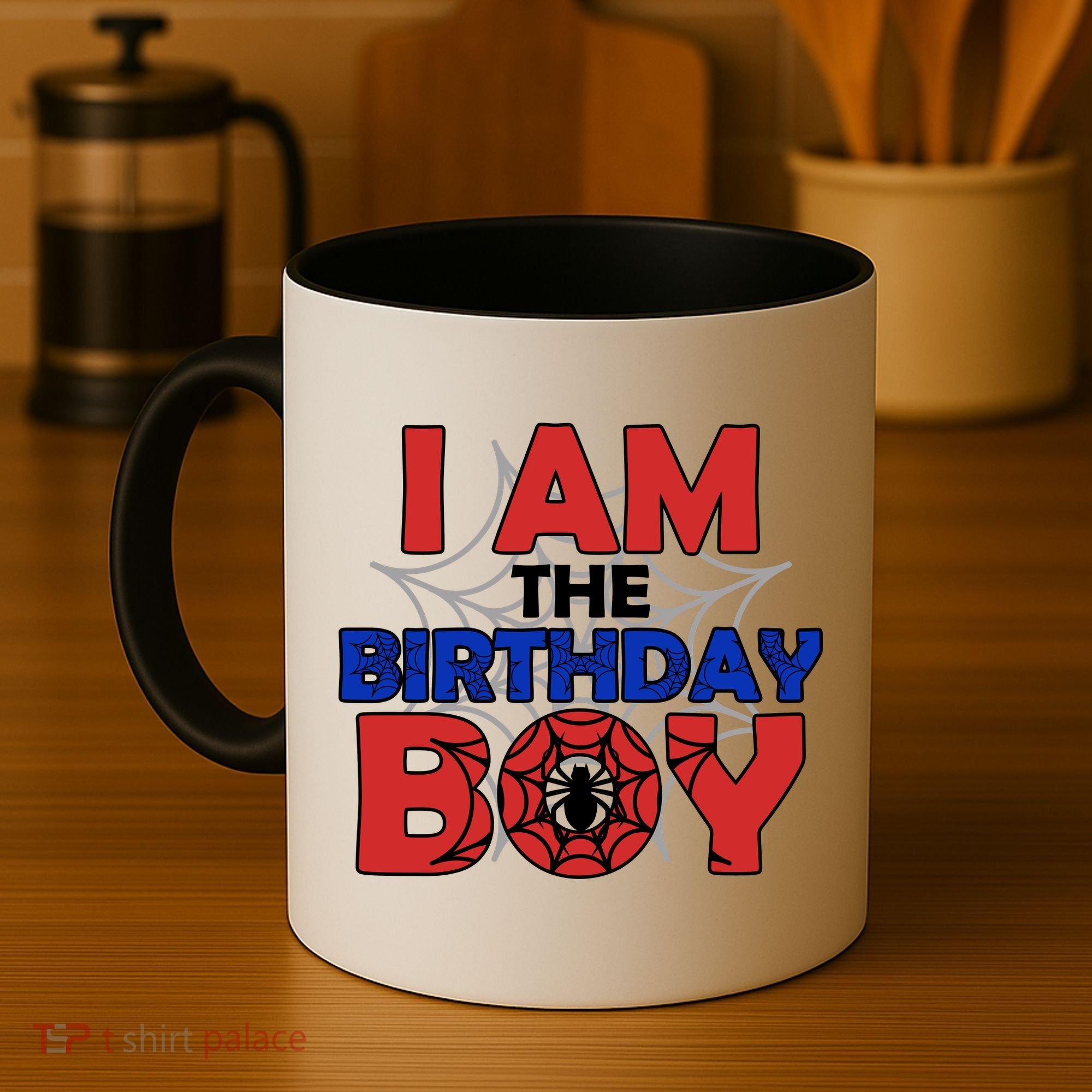 I Am The Birthday Boy Spider Party Coffee Mug